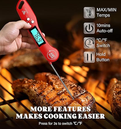 DOQAUS Digital Meat Thermometer, Instant Read Food Thermometer - Image 6