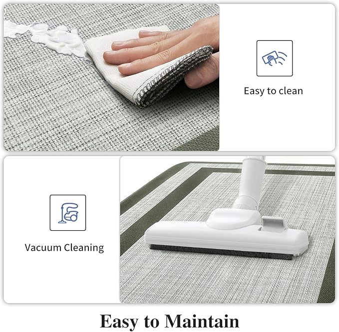 Mattitude Kitchen Mats Set of 2 Cushioned Anti-Fatigue Non-Skid Rug Sets - Image 4