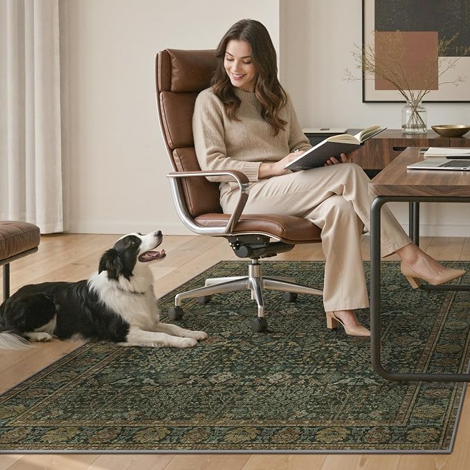 48"x60" Office Chair Mat for Hardwood Tile Floor, Under Desk Carpet Protector - Image 7