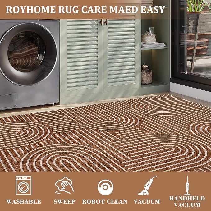ROYHOME Washable Rug 8x10 Area Rugs - Image 5