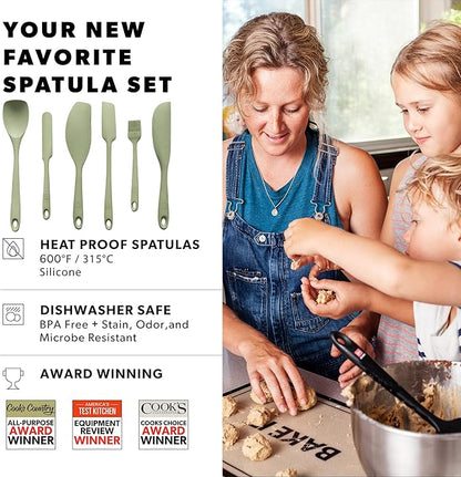DI ORO 6-Piece Silicone Spatula Set - Image 4