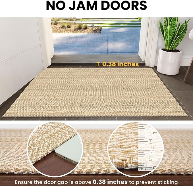 IOHOUZE Washable Runner Rug 3x10 Non Slip Rubber Backed Long Hallway Runner - Image 2