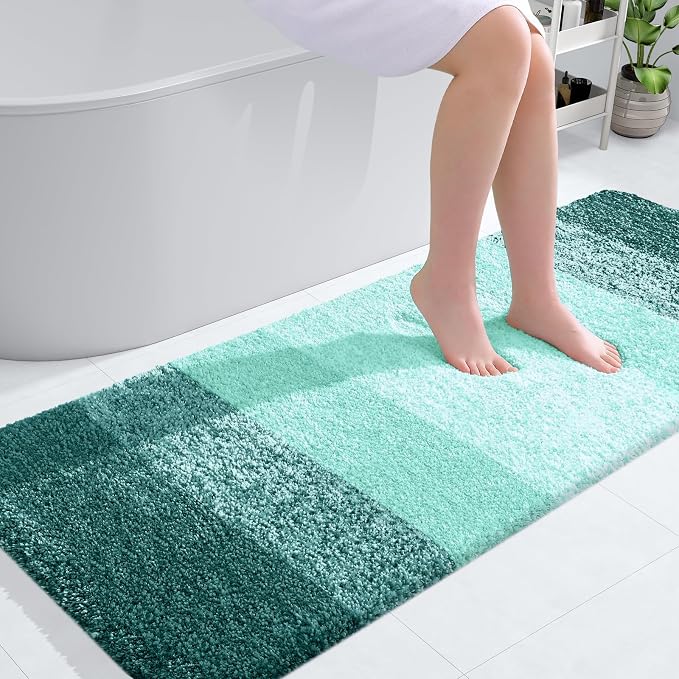 OLANLY Large Bathroom Rugs Mat 50x30, Extra Soft Absorbent Microfiber Bath Rugs by OLANLY