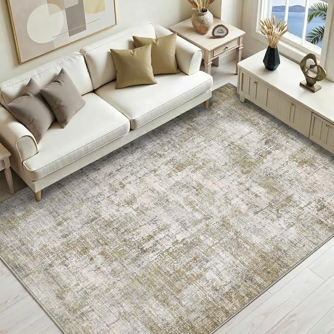 3x5 Area Rugs Washable Living Room Rug-No Slip Soft Carpets Modern Abstract - Image 8