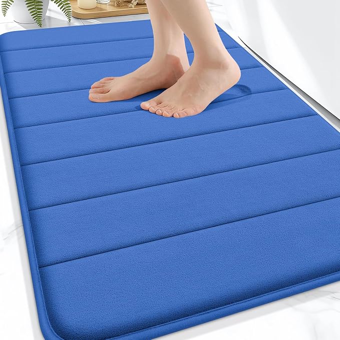 OLANLY Memory Foam Bath Mat 30x20, Super Soft Absorbent Bathroom Rugs, Quick Dry by OLANLY