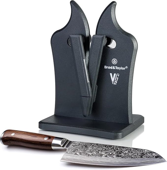 Brod & Taylor VG2 Classic Knife Sharpener | 3-Action Tungsten Carbide by BrodTaylor
