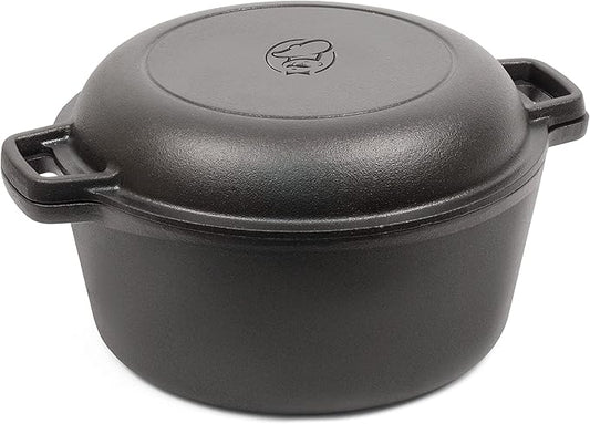 Commercial Chef 2-in-1 5-Qt. Dutch Oven by CommercialChef