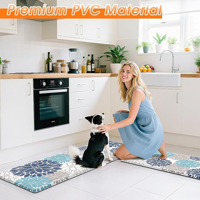 StepLively Kitchen Mats, Cushioned Anti Fatigue Kitchen Mats - Image 4