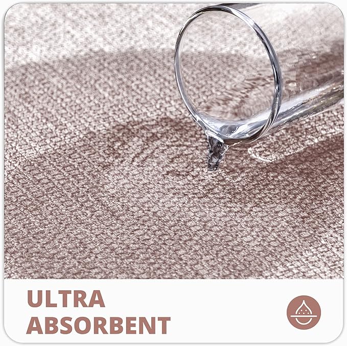 Bath Mat, Ultra Thin Bathroom Rugs, Rubber Bath Mats - Image 4