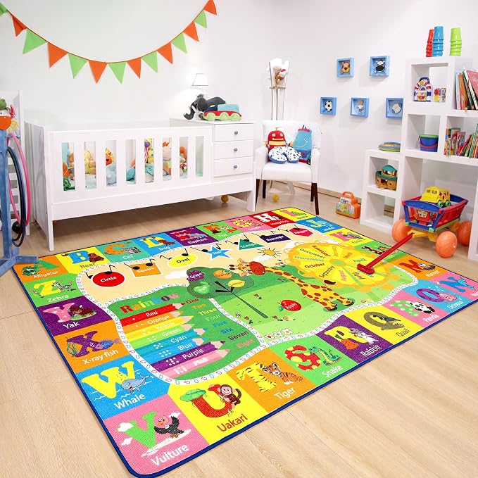 Chicrug Educational 3x5 Kids Area Rug - Image 5