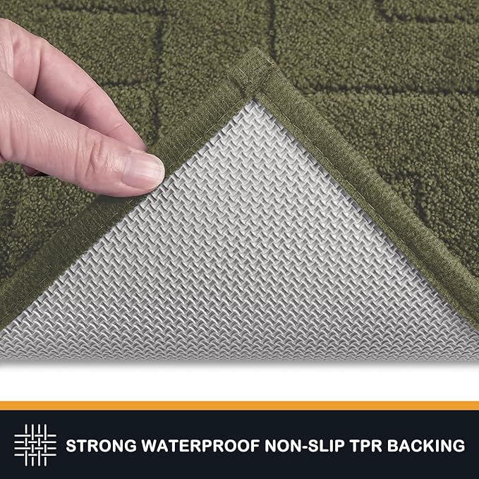 PURRUGS Dirt Trapping Door Mat 32" x 47", Non-Slip Machine Washable Entry Rug - Image 4