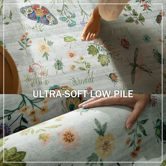 Machine Washable Runner Rug for Entryway: 2'x6' Kitchen Rugs Stain Resistant - Image 5