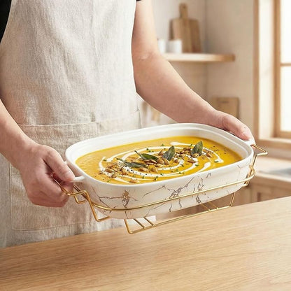 13" x 9" Ceramic Casserole Dish - Image 5
