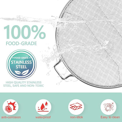 2 Packs Splatter Shield for Ninja IG651 IG600 IG601 Foodi Air Fryer Accessories - Image 4