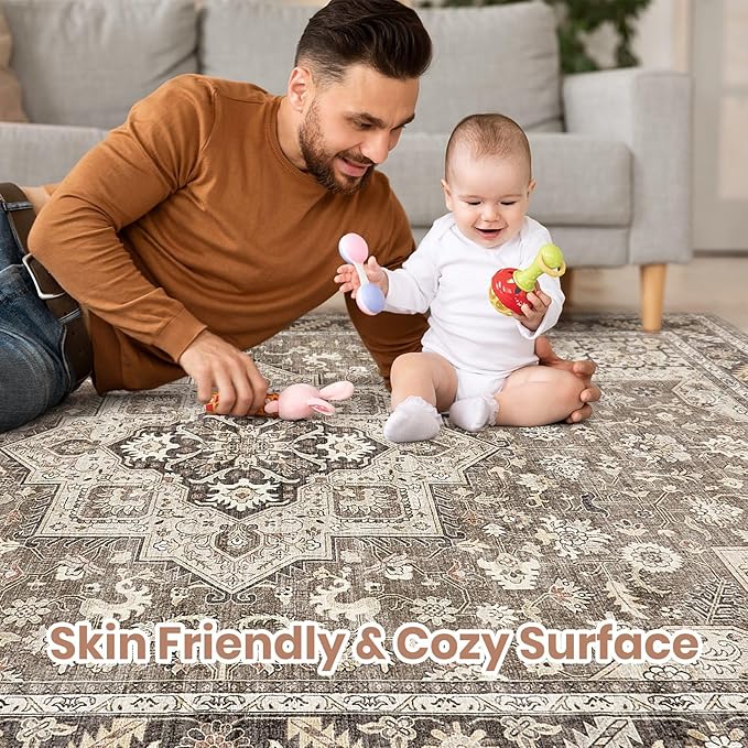 Vintage Living Room Area Rug 12x15 - Image 3