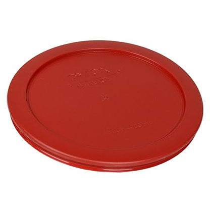 Pyrex 7201-PC 4-Cup Poppy Red Food Storage Replacement Lid - Image 2