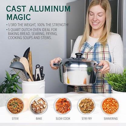 Magnaware Cast Aluminum Dutch Oven - Image 4