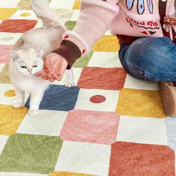 jinchan Macy 6ft Kids Round Rug - Image 5
