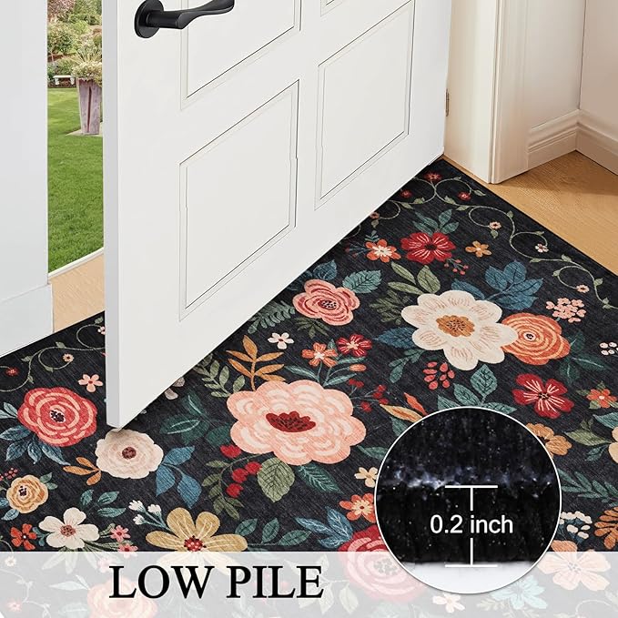 DUKINO 3x8 Runner Rug, Washable Rug - Image 6