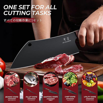 DRGSKL Kitchen Knife Set with Bag - Image 6