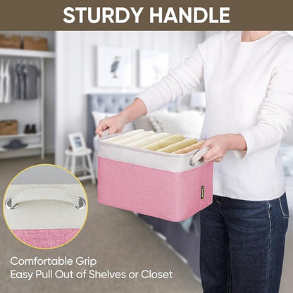 BALEINE 3 Pack Fabric Closet Storage Bins - Image 9