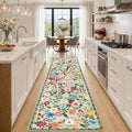 Runner Rug for Entryway: 2.6x10 Kitchen Rugs Non Slip Washable Ultra-Thin Soft by PLHXFRSoftAreaRugs