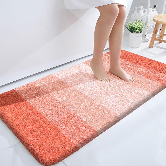 OLANLY Large Bathroom Rugs Mat 50x30, Extra Soft Absorbent Microfiber Bath Rugs by OLANLY