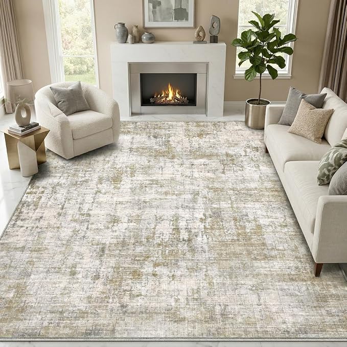 6x9 Area Rugs Washable Living Room Rug-No Slip Soft Carpets Modern Abstract - Image 8