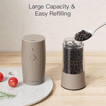 Ultrean Pepper Grinder, Electric Salt and Pepper Grinder Shaker - Image 5