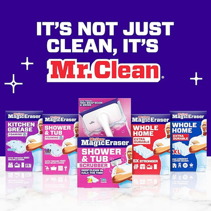 Mr. Clean Magic Eraser Shower & Tub Scrubber, Bathroom Cleaner, All in One - Image 11