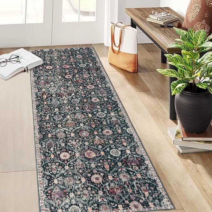 Lahome Moroccan Hallway Rug, Ultra-Thin Oriental Carpet by Lahome