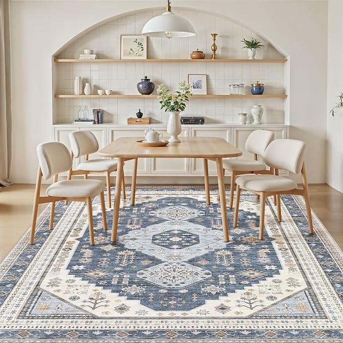 5x7 Washable Area Rug, Large Rugs - Image 6