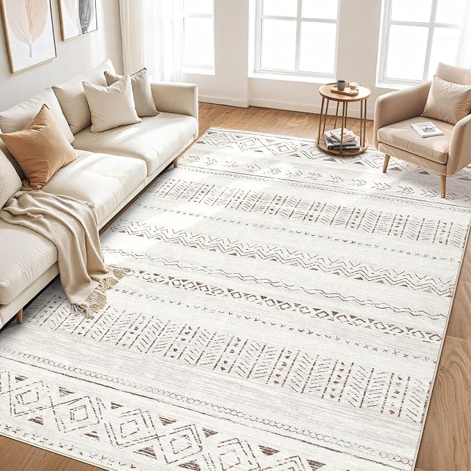 cotiled 5x8 Area Rugs Living Room Rug: Washable Boho Rugs - Image 6