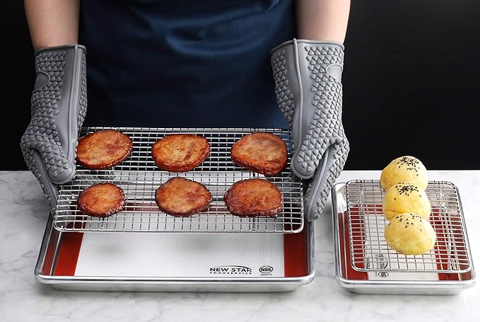 New Star Foodservice 1028768 Commercial-Grade Bun Pan/Baking Sheet, Baking Mat - Image 6