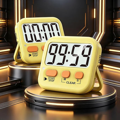Antonki 2 Pack Digital Timer for Kids, Magnetic Countdown Kitchen Timers for - Image 2