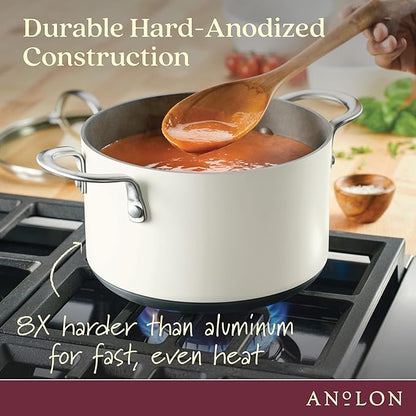 Anolon Achieve Hard Anodized Nonstick Saucepot - Image 5