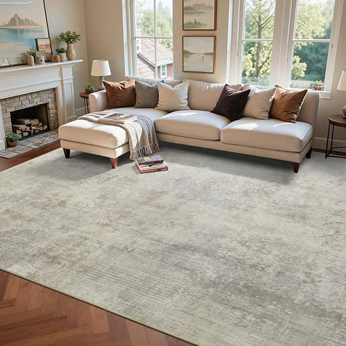 8x10 Ft Large Area Rugs for Living Room, Soft Non-Slip Washable Rugs Modern by Cuzwlovita