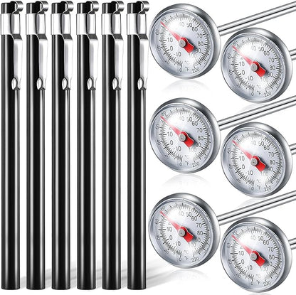 Xuhal 6 Pcs Stainless Steel Kitchen Thermometer by Xuhal