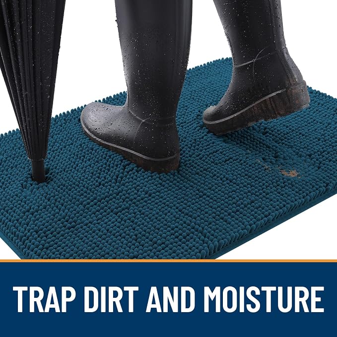OLANLY Dog Door Mat for Muddy Paws 36x24, Absorbs Moisture and Dirt, Absorbent - Image 2
