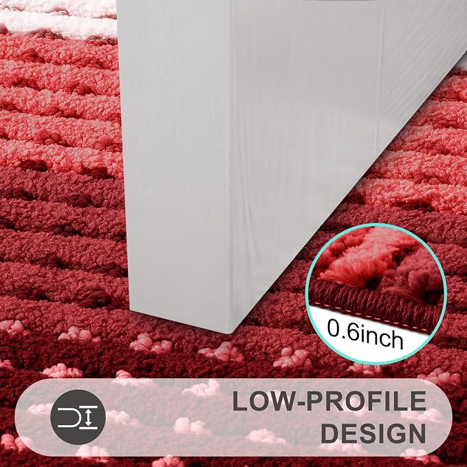 Kitinjoy Indoor Outdoor Door Mat, 47x17 Non-Slip Absorbent Dirt Trapper - Image 4
