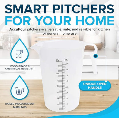 ACCUPOUR 128oz Measuring Pitcher, Pool and Lawn - Image 2