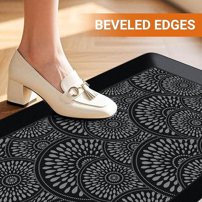 Mattitude 4/5 Inch Kitchen Mat, 20x44in Heavy Duty Ergonomic Comfort Foam - Image 6