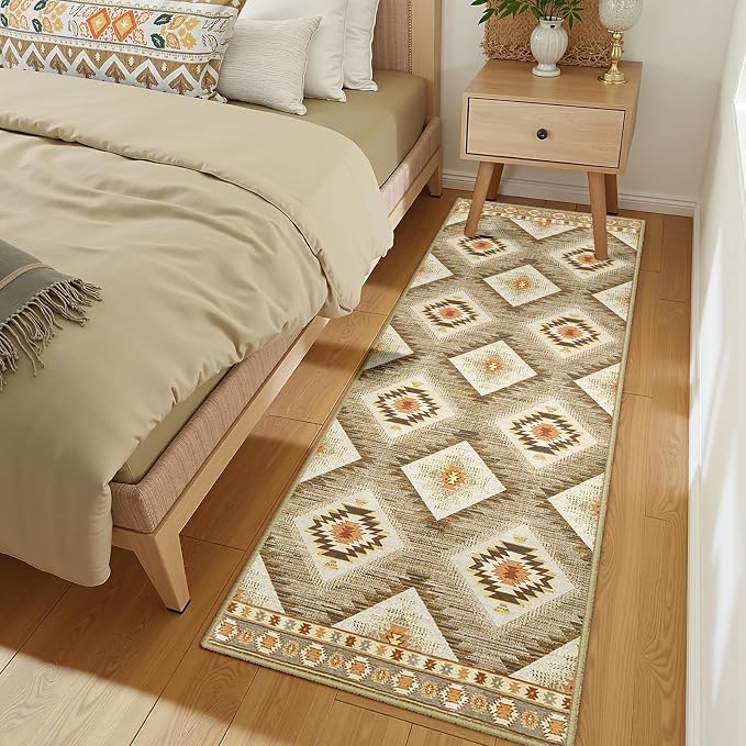 BESTSWEETIE Area Rug 2x5 Rug Machine Washable Non-Slip Low Pile Print Pattern - Image 7
