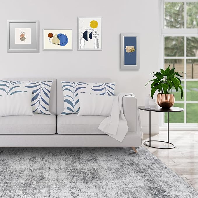 8x10 Area Rugs for Living Room Rug Washable: Modern Large Rug for Dining Room - Image 3