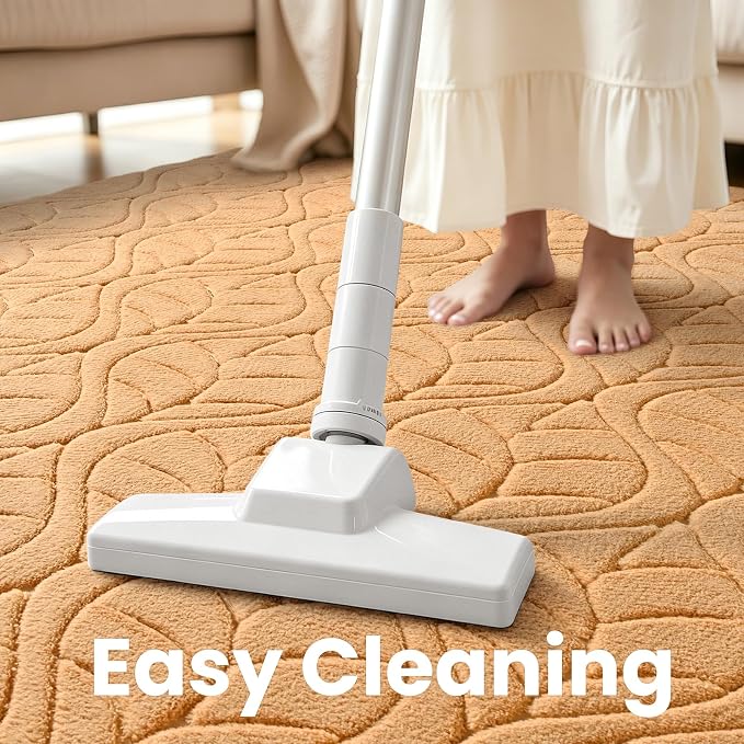 Macgace 4x6 Apricot Area Rug, Soft Shag Carpet Washable Bedroom Nursery Rug - Image 8