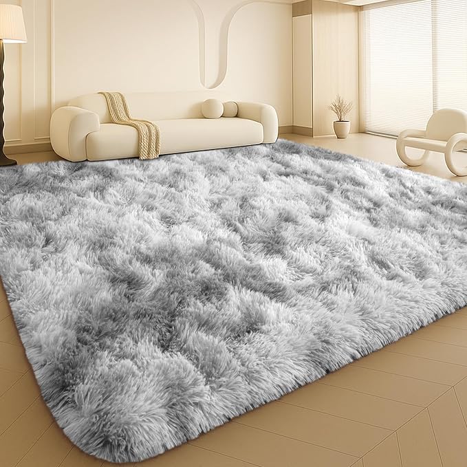 8x10 Area Rugs Living Room, Large Plush Fluffy Bedroom Carpet, Non-Slip - Image 8