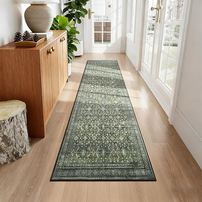Lofus 2'6"x12' Area Rug for Hallways, Low Pile Soft Carpet Runner for Kitchen - Image 4