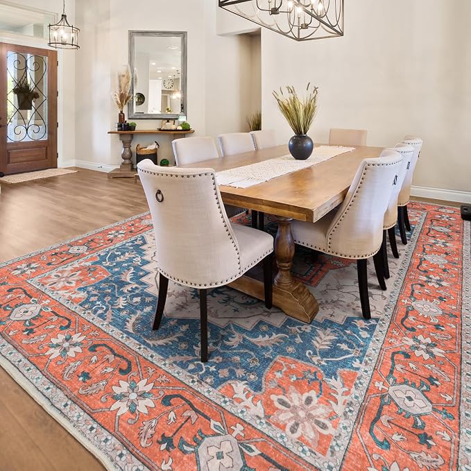 Lessymo 5x7 Area Rugs for Living Room- Machine Washable Area Rugs, Super Soft - Image 3