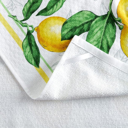 Martha Stewart Lots of Lemons Modern Kitchen Towel, Oven Mitt & Potholder Set - Image 5
