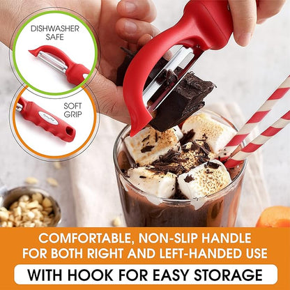 Spring Chef Premium Swivel Vegetable Peeler, Soft Grip Handle and Ultra Sharp - Image 6